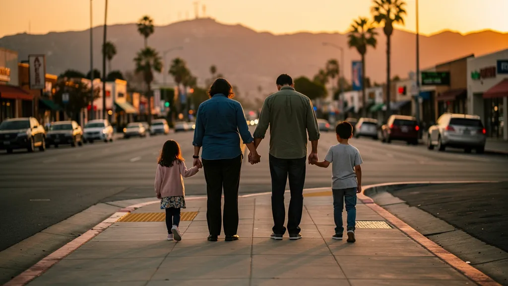 Family grieving together after losing a loved one in Glendale