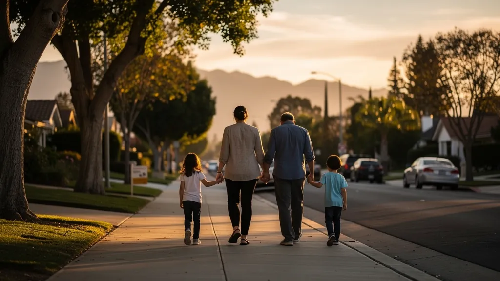 Family grieving together after losing a loved one in Pasadena